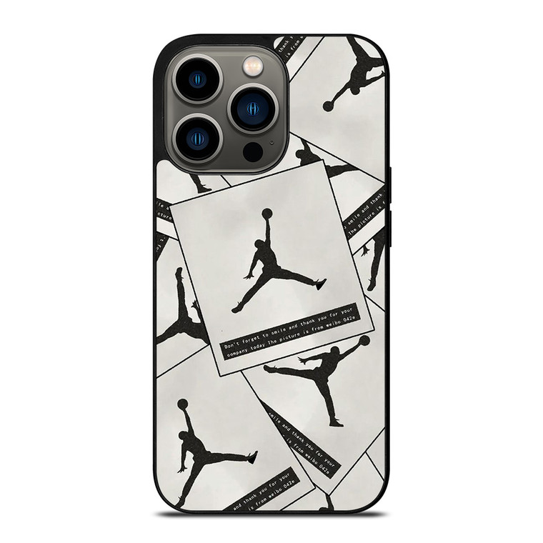NIKE AIR JORDAN CARD iPhone 13 Pro Case Cover