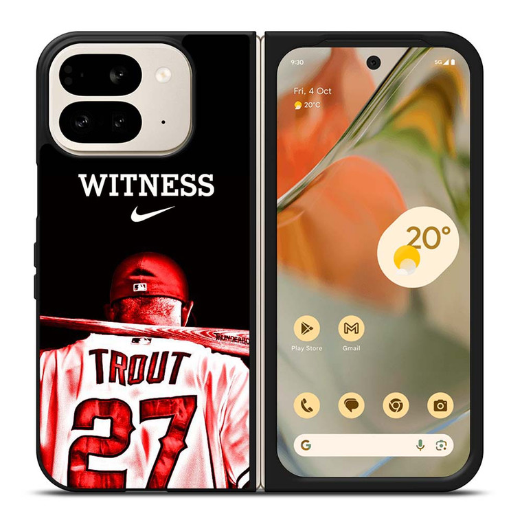 MIKE TROUT LOS ANGELES ANGELS BASEBALL Google Pixel 9 Pro Fold Case Cover