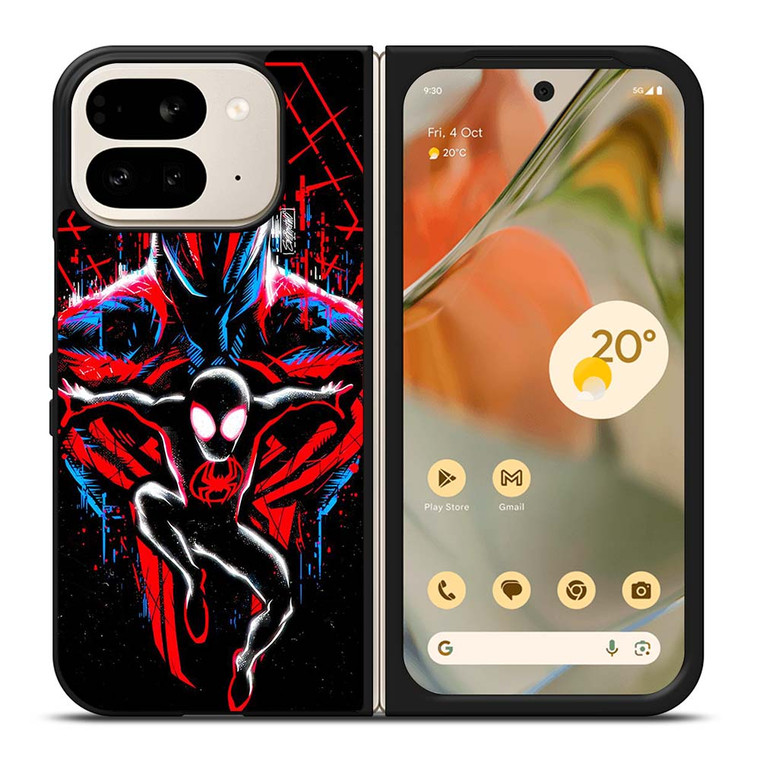 MILES MORALES AND MIGUEL SPIDERMAN ACROSS SPIDER VERSE Google Pixel 9 Pro Fold Case Cover