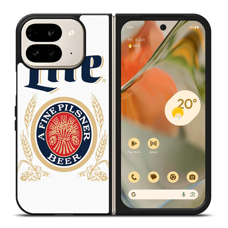 MILLER LITE PILSNER BEER Google Pixel 9 Pro Fold Case Cover