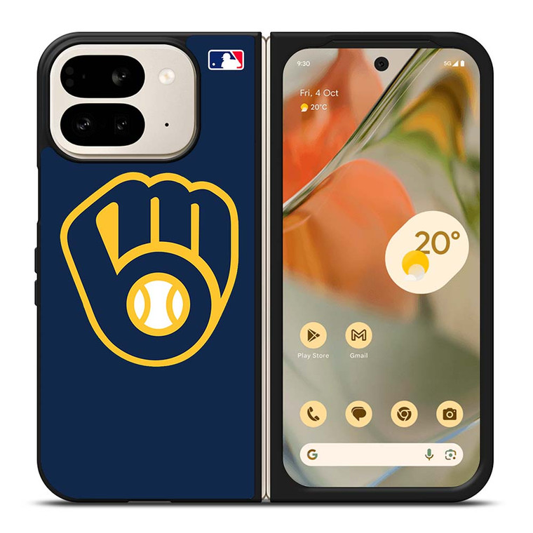MILWAUKEE BREWERS MLB LOGO Google Pixel 9 Pro Fold Case Cover