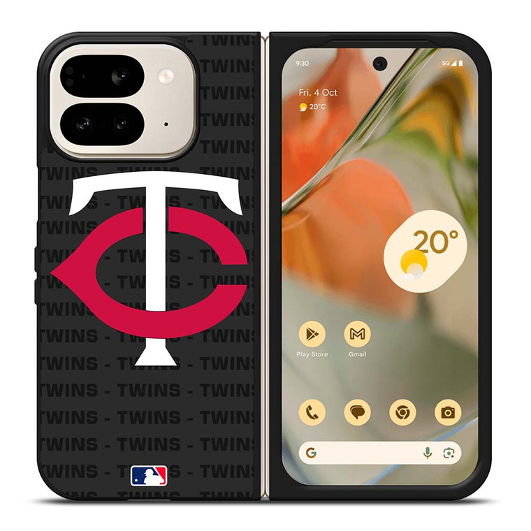 MINNESOTA TWINS BASEBALL BLACK Google Pixel 9 Pro Fold Case Cover