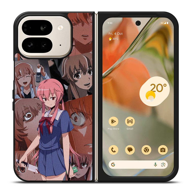 MIRAI NIKKI ANIME COLLAGE Google Pixel 9 Pro Fold Case Cover