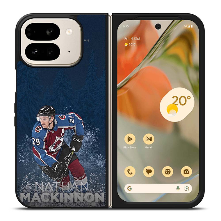 NATHAN MACKINNON COLORADO AVALANCHE NHL Google Pixel 9 Pro Fold Case Cover