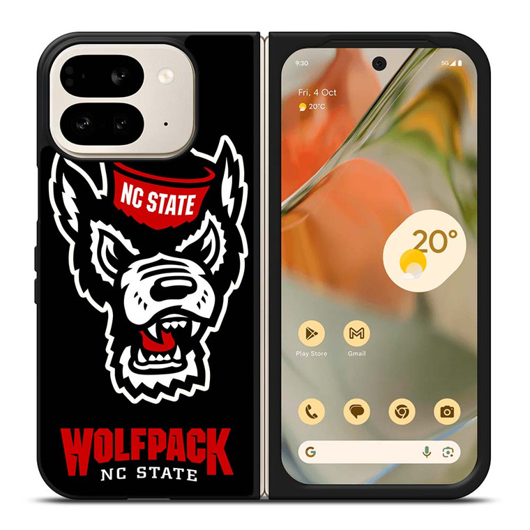 NC NORTH CAROLINA WOLFPACK FOOTBALL LOGO Google Pixel 9 Pro Fold Case Cover