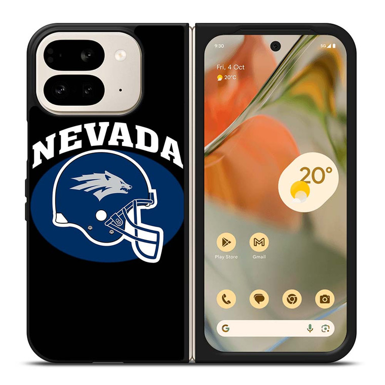 NEVADA WOLF PACK FOOTBALL HELMET Google Pixel 9 Pro Fold Case Cover