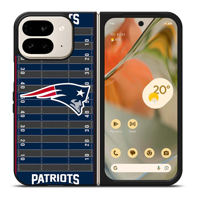 NEW ENGLAND PATRIOTS FOOTBALL FIELD Google Pixel 9 Pro Fold Case Cover