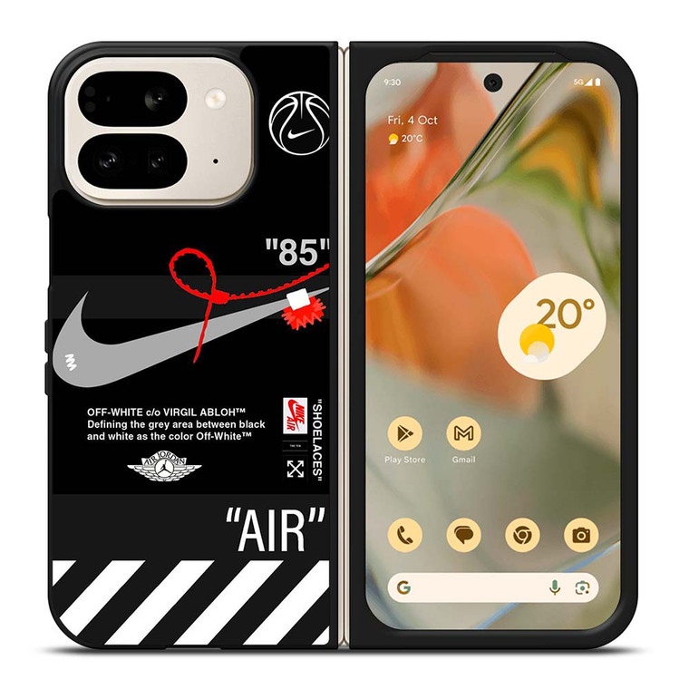 NIKE AIR JORDAN OFF WHITE STRIPES Google Pixel 9 Pro Fold Case Cover