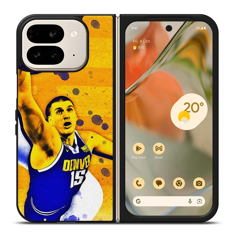 NIKOLA JOKIC DENVER NUGGETS 3 Google Pixel 9 Pro Fold Case Cover