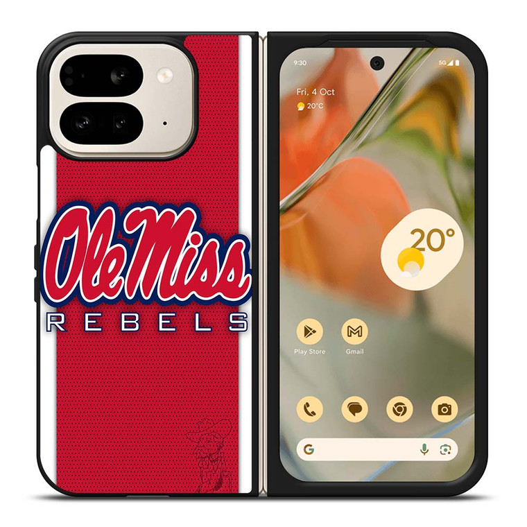 OLE MISS REBELS FOOTBALL Google Pixel 9 Pro Fold Case Cover