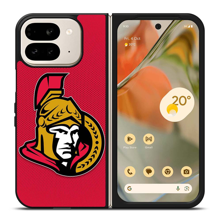 OTTAWA SENATORS LOGO NHL HOCKEY TEAM LOGO Google Pixel 9 Pro Fold Case Cover OTTAWA SENATORS LOGO NHL HOCKEY TEAM LOGO Google Pixel 9 Pro Fold Case Cover