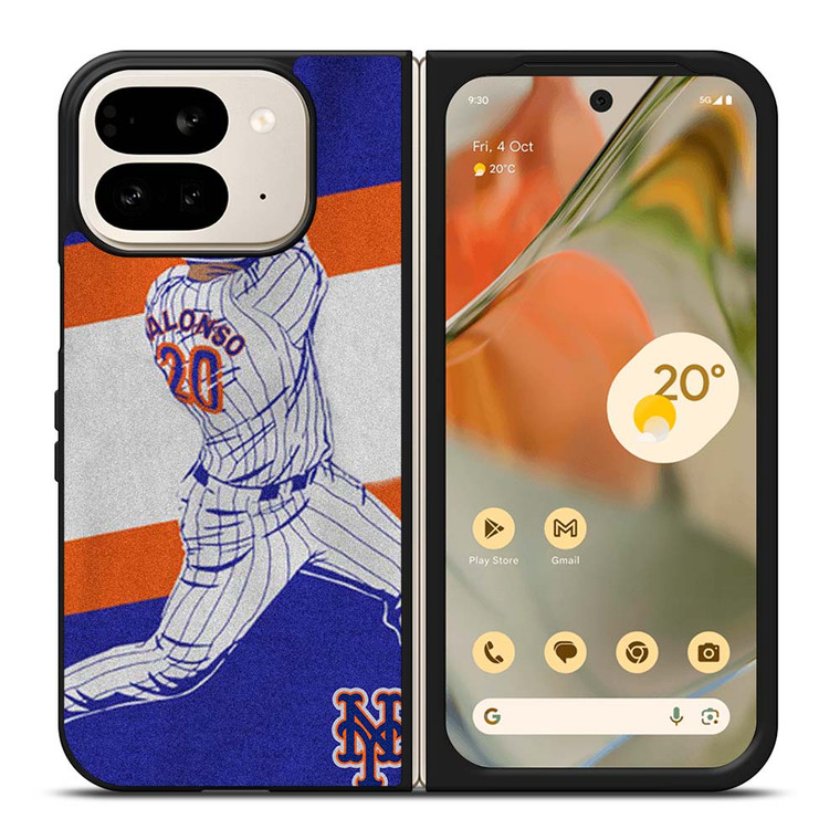 PETE ALONSO NEW YORK METS BASEBALL Google Pixel 9 Pro Fold Case Cover