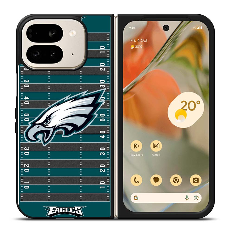 PHILADELPHIA EAGLES FOOTBALL FIELD Google Pixel 9 Pro Fold Case Cover