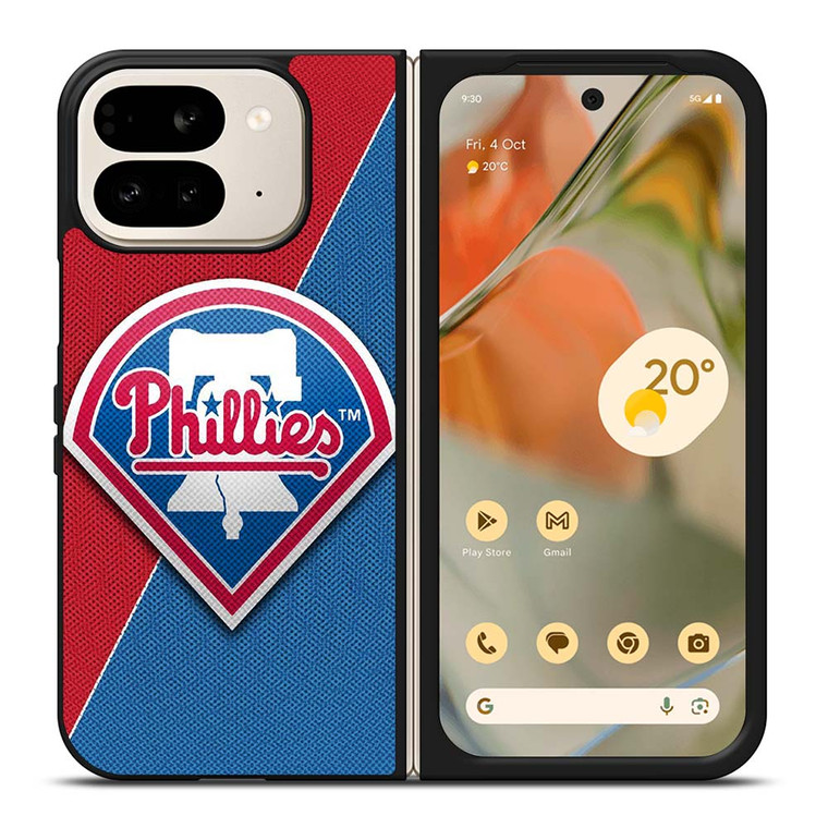 PHILADELPHIA PHILLIES MLB BASEBALL LOGO Google Pixel 9 Pro Fold Case Cover