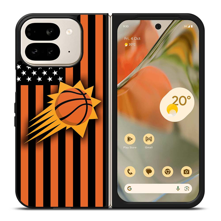 PHOENIX SUNS NBA USA FLAG Google Pixel 9 Pro Fold Case Cover