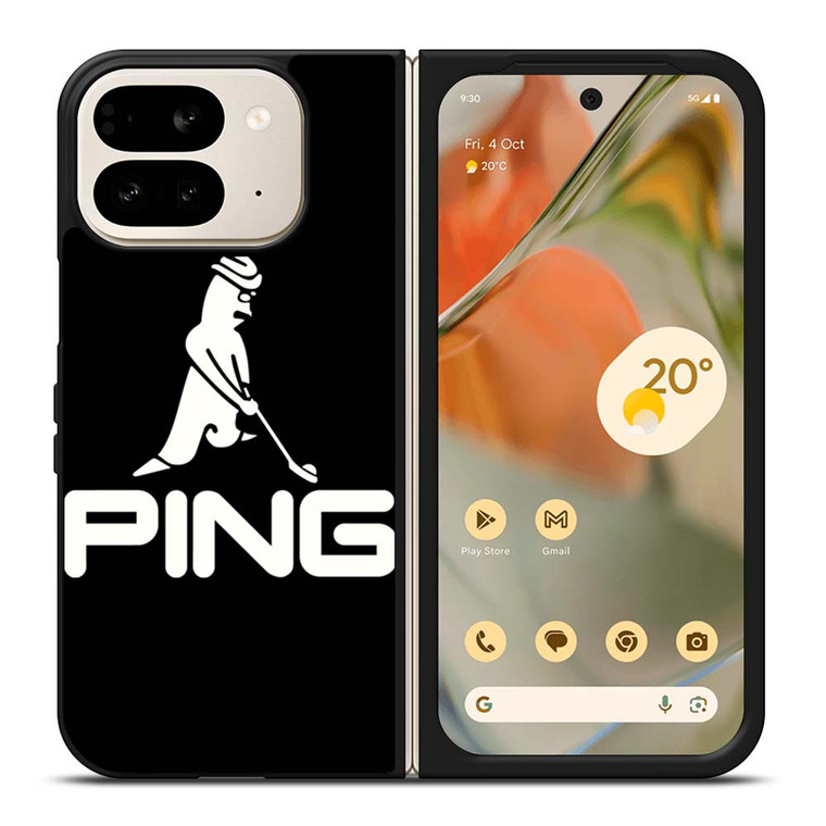 PING GOLF BLACK LOGO Google Pixel 9 Pro Fold Case Cover