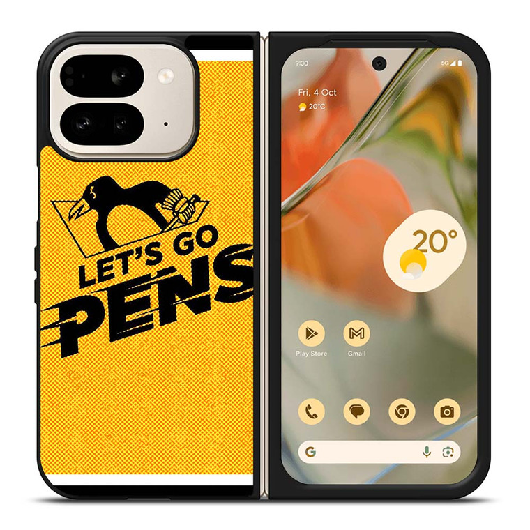 PITTSBURGH PENGUINS NHL HOCKEY FANS 4 Google Pixel 9 Pro Fold Case Cover