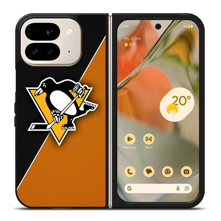 PITTSBURGH PENGUINS NHL HOCKEY LOGO Google Pixel 9 Pro Fold Case Cover