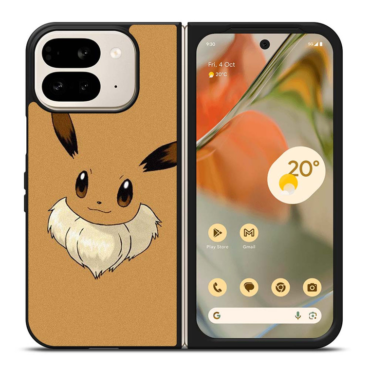 POKEMON CUTE EEVEE FLAT Google Pixel 9 Pro Fold Case Cover