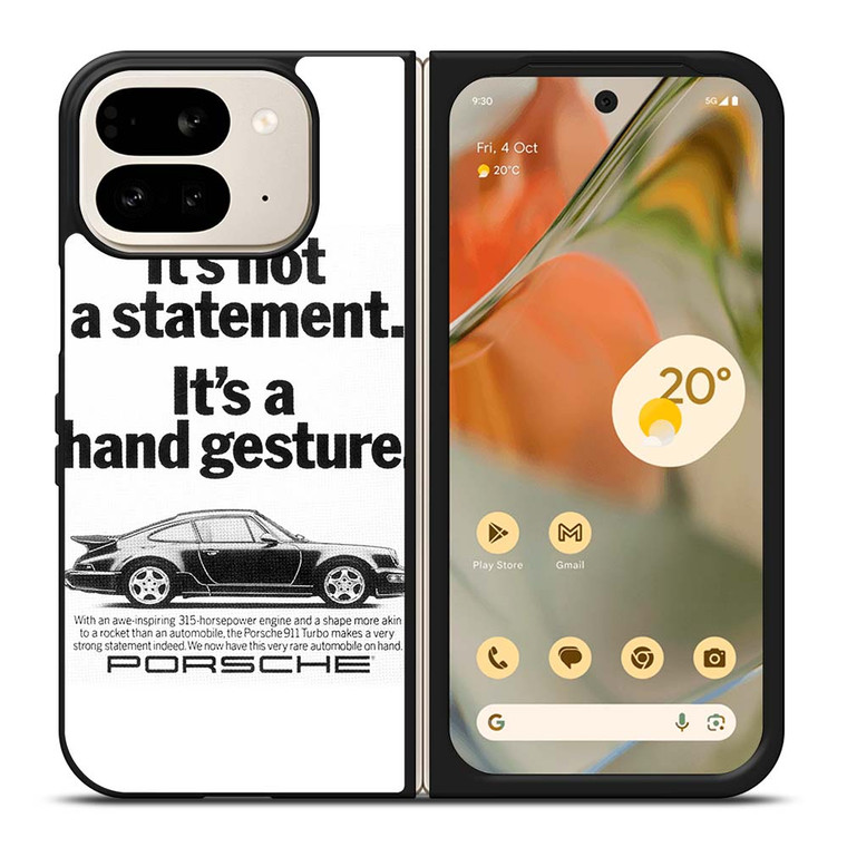 PORSHCE CAYMAN VINTAGE ADS Google Pixel 9 Pro Fold Case Cover