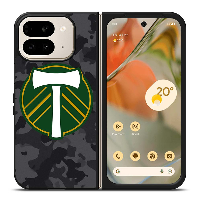 PORTLAND TIMBERS MLS BLACK CAMO Google Pixel 9 Pro Fold Case Cover