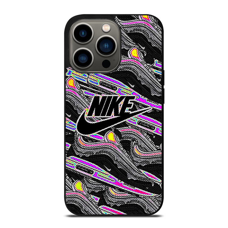 NIKE AIR MAX HOLOGRAPHIC PATTERN iPhone 13 Pro Case Cover