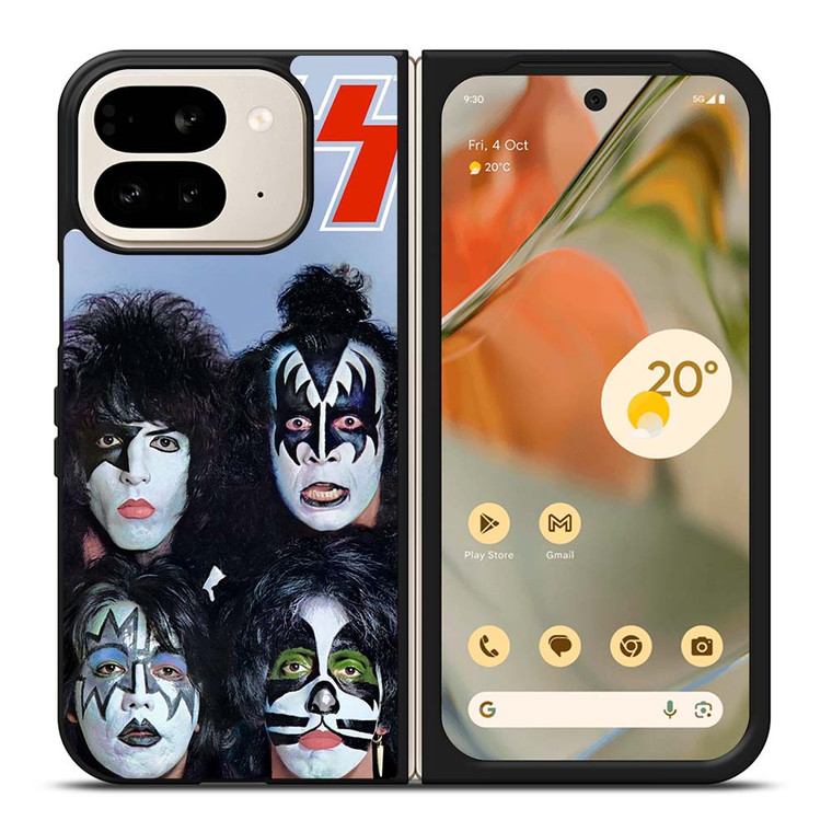 ROCK AND ROLL BAND KISS Google Pixel 9 Pro Fold Case Cover ROCK AND ROLL BAND KISS Google Pixel 9 Pro Fold Case Cover