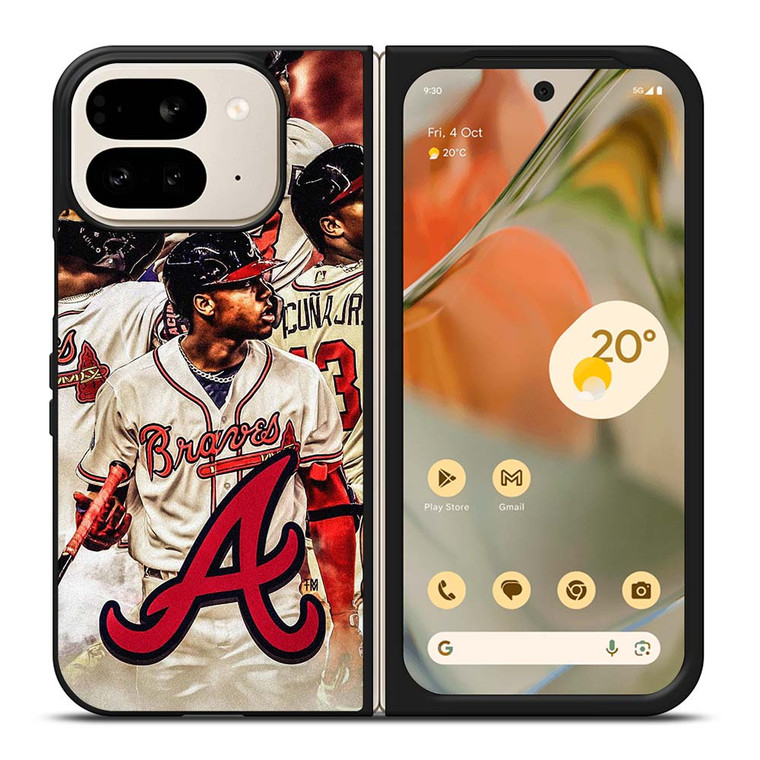 RONALD ACUNA JR ATLANTA BRAVES BASEBALL Google Pixel 9 Pro Fold Case Cover
