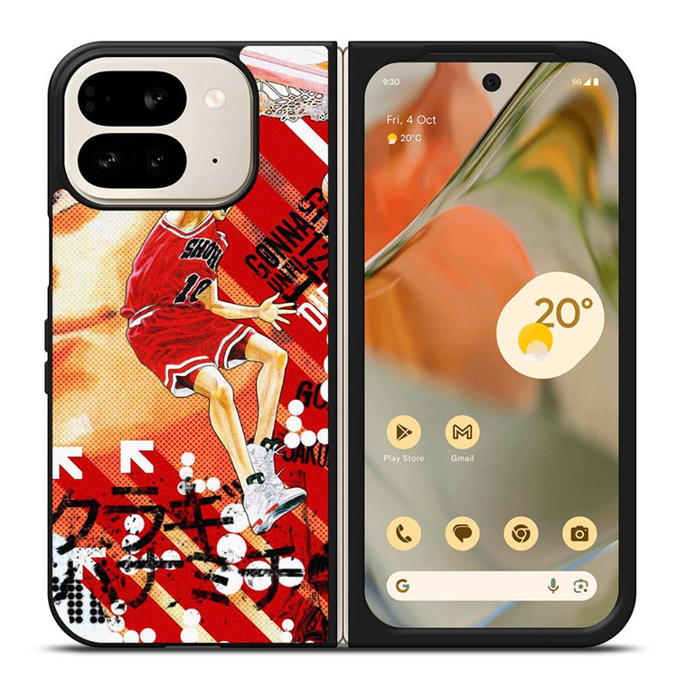 SAKURAGI HANAMICHI SLAM DUNK ANIME 2 Google Pixel 9 Pro Fold Case Cover