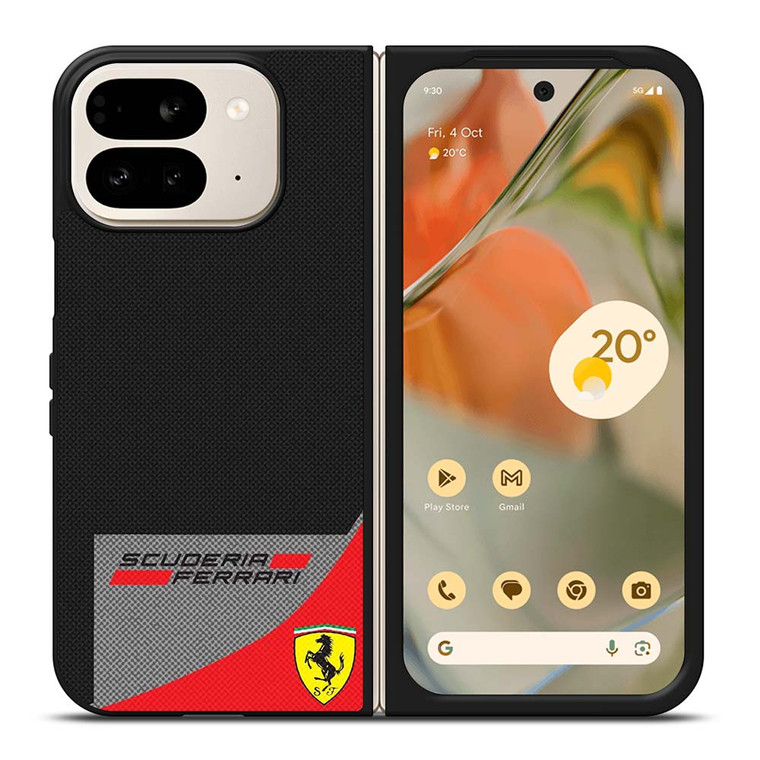 SCUDERIA FERRARI CARBON Google Pixel 9 Pro Fold Case Cover