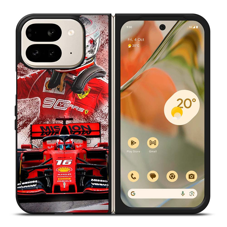 SCUDERIA FERRARI F1 CHARLES LECLERC Google Pixel 9 Pro Fold Case Cover