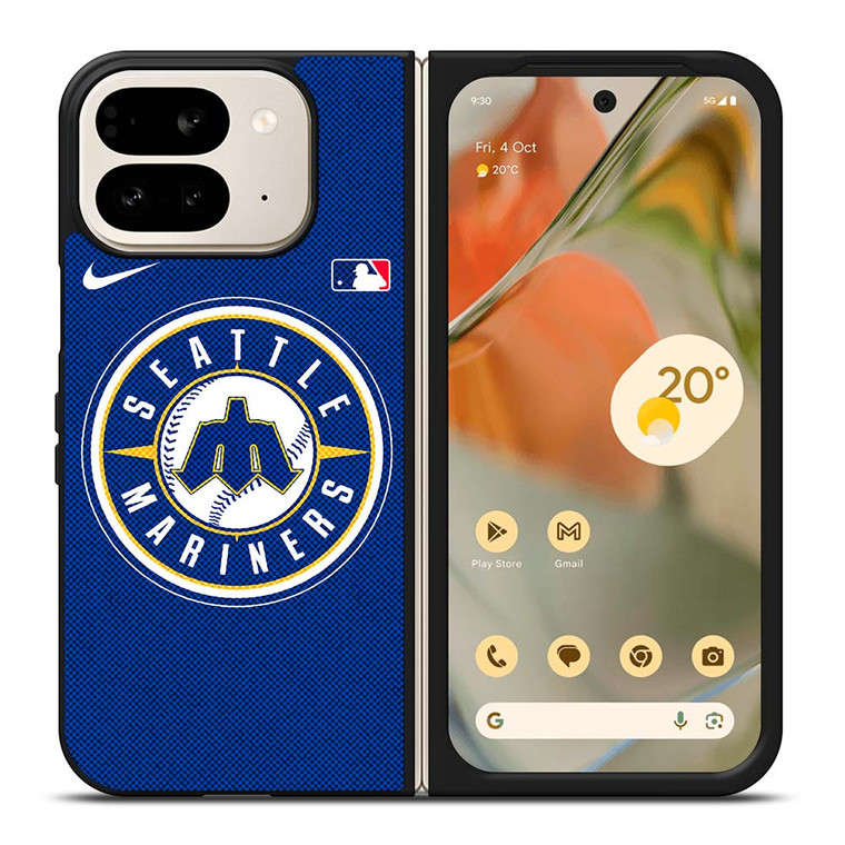 SEATTLE MARINERS MLB BASEBALL LOGO Google Pixel 9 Pro Fold Case Cover