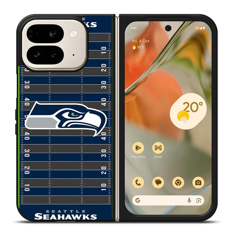 SEATTLE SEAHAWKS FOOTBALL FIELD Google Pixel 9 Pro Fold Case Cover