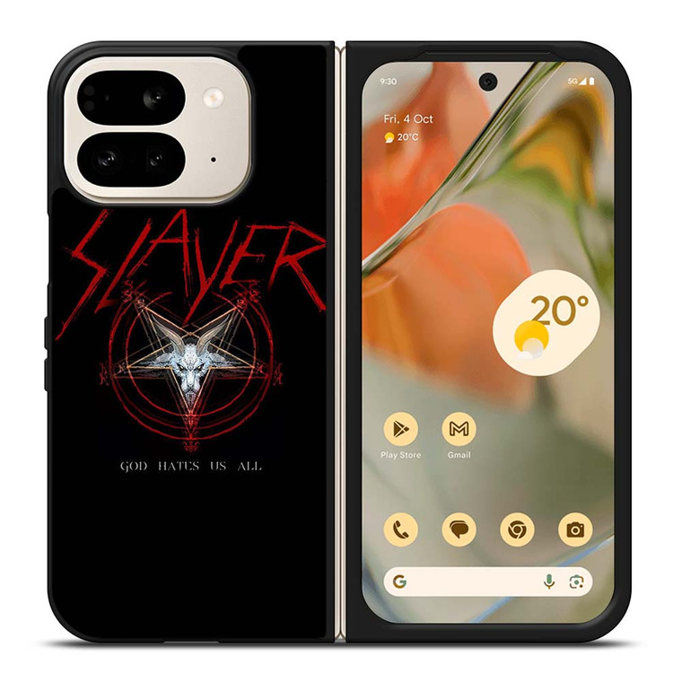 SLAYER ROCK BAND GOD HATES US ALL Google Pixel 9 Pro Fold Case Cover