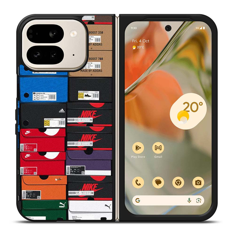 SNEAKERS BOX STACKED Google Pixel 9 Pro Fold Case Cover