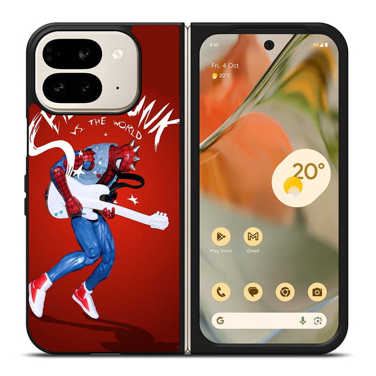 SPIDER PUNK VS THE WORLD Google Pixel 9 Pro Fold Case Cover