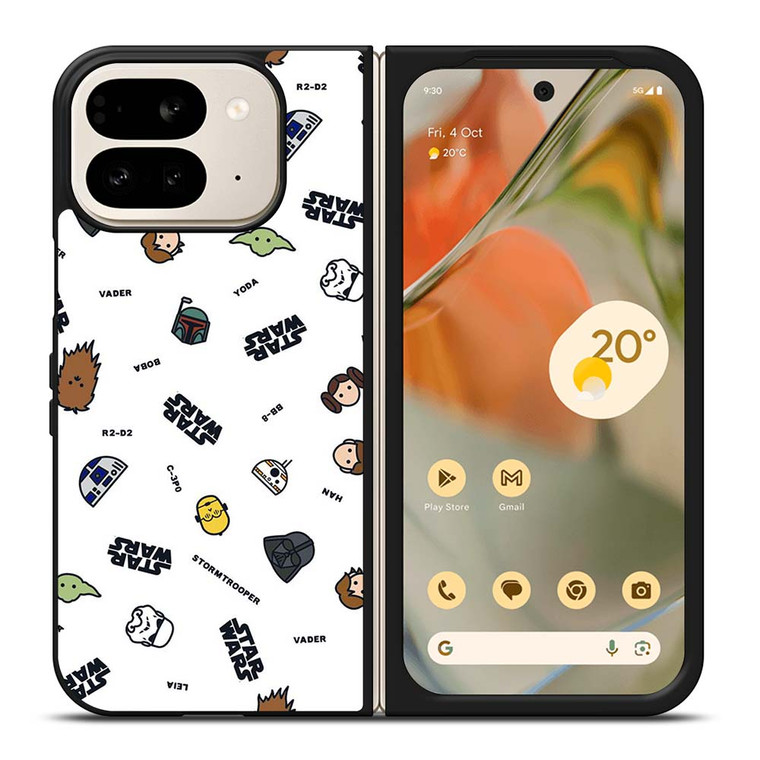 STAR WARS CUTE CARTOON COLLAGE Google Pixel 9 Pro Fold Case Cover