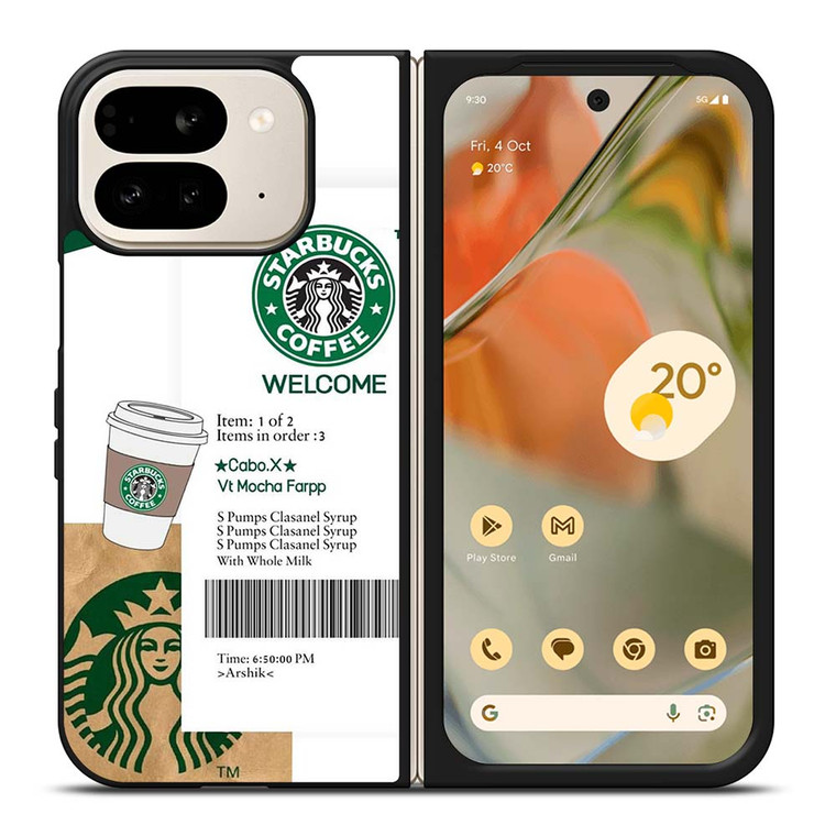 STARBUCKS COFFEE BILLS Google Pixel 9 Pro Fold Case Cover STARBUCKS COFFEE BILLS Google Pixel 9 Pro Fold Case Cover