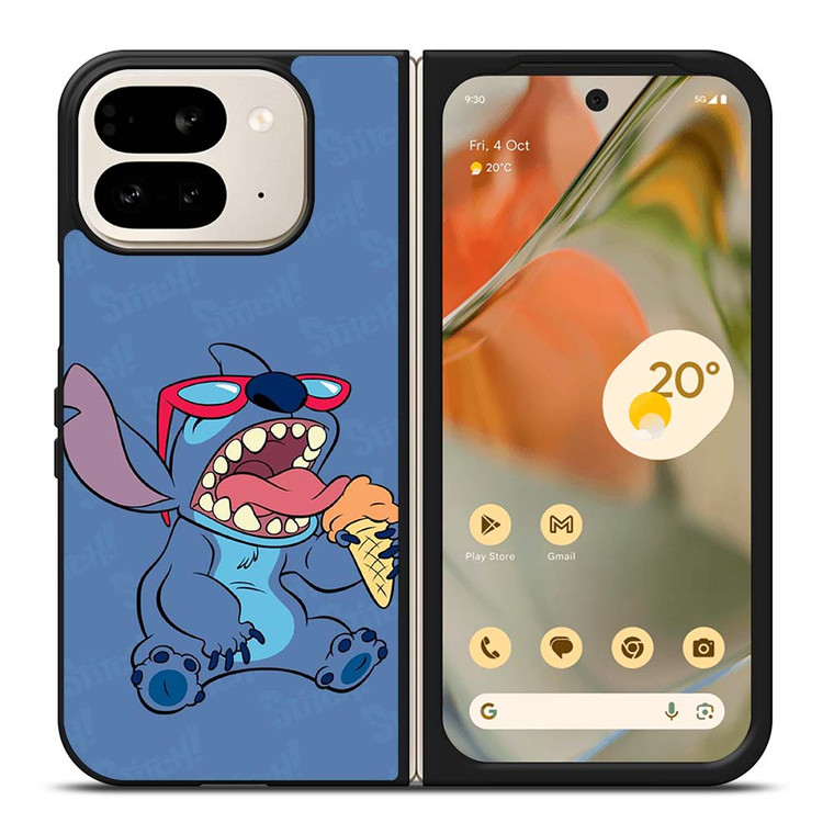 STITCH DISNEY CARTOON ICE CREAM Google Pixel 9 Pro Fold Case Cover
