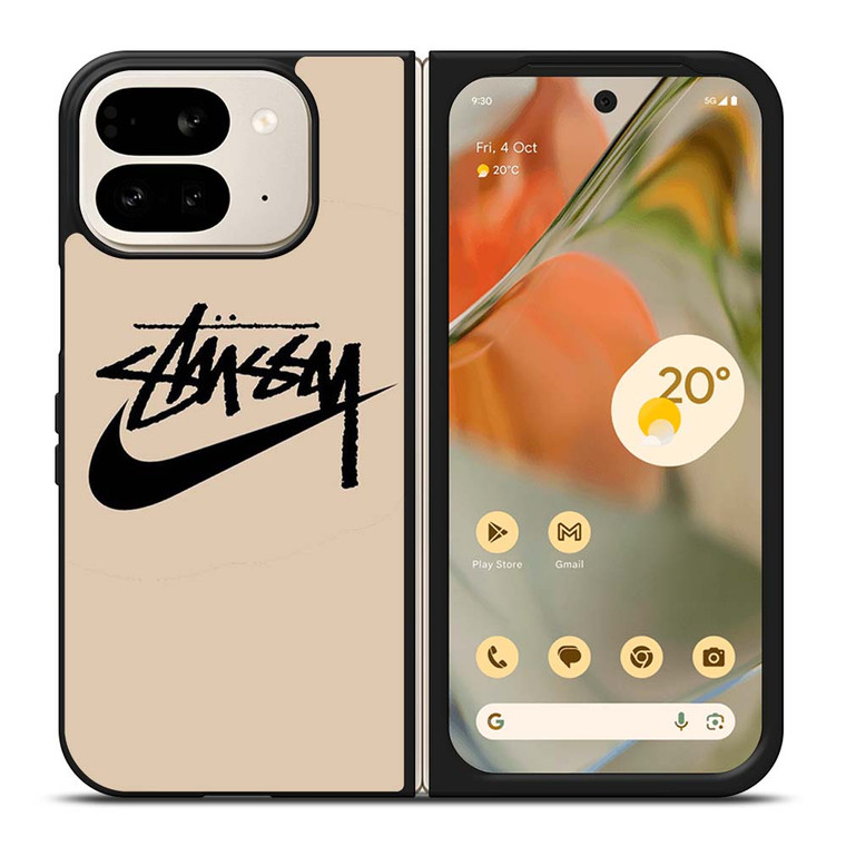 STUSSY NIKE BROWN Google Pixel 9 Pro Fold Case Cover