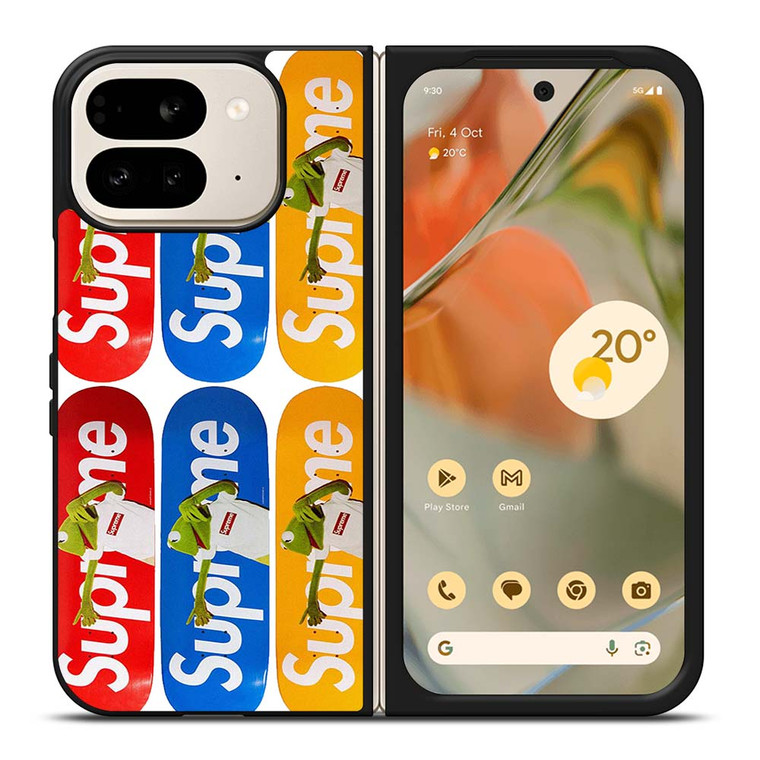SUPREME SKATEBOARDS KERMIT FROG Google Pixel 9 Pro Fold Case Cover