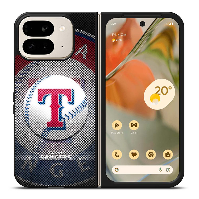 TEXAS RANGERS MLB BASEBALL LOGO Google Pixel 9 Pro Fold Case Cover
