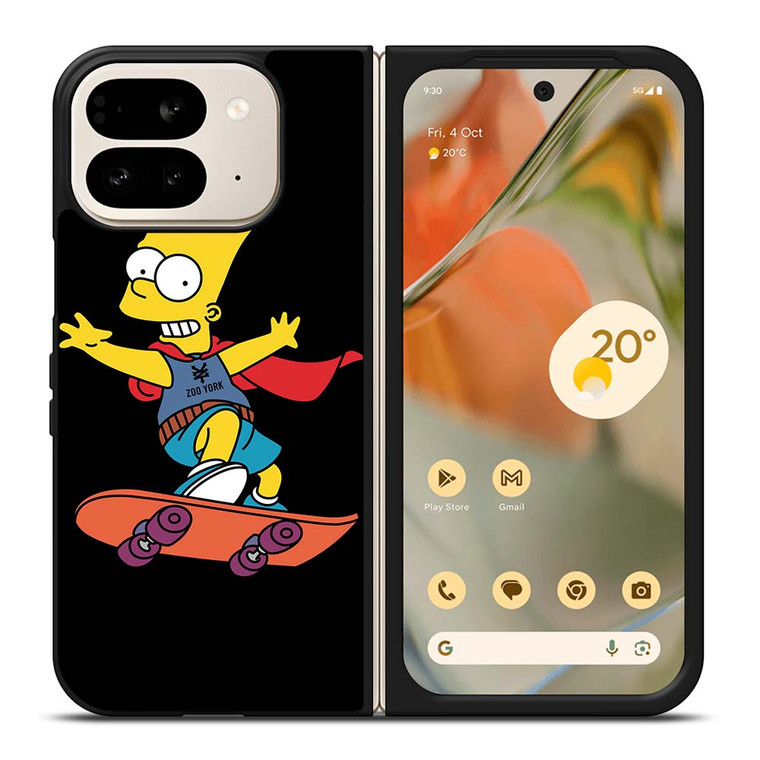 THE SIMPSONS ZOO YORK SKATEBOARD Google Pixel 9 Pro Fold Case Cover