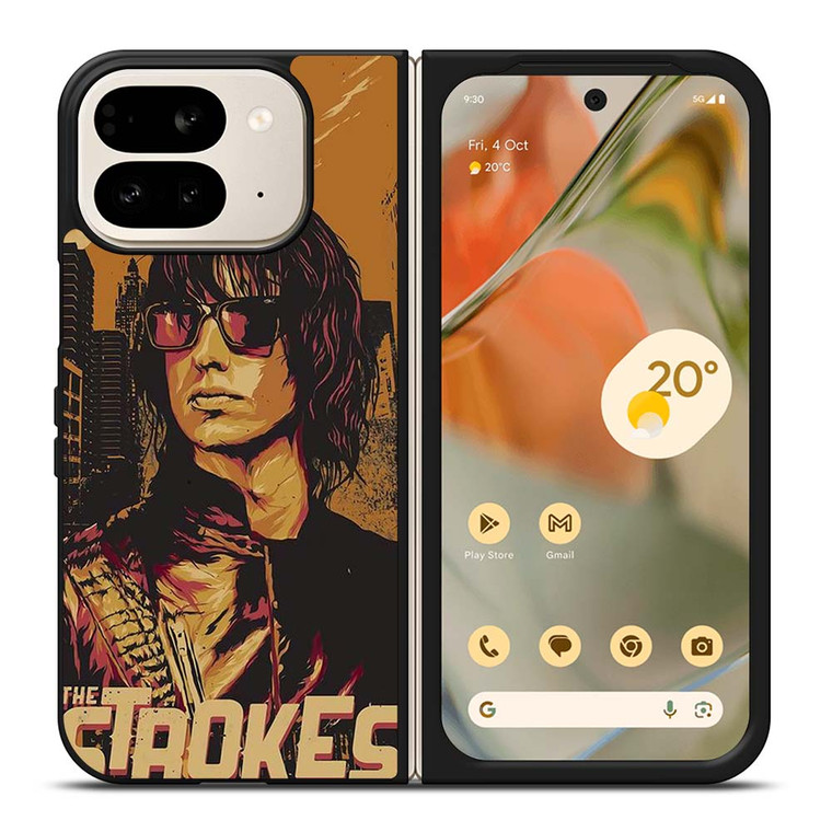 THE STROKES BAND VINTAGE POSTER Google Pixel 9 Pro Fold Case Cover
