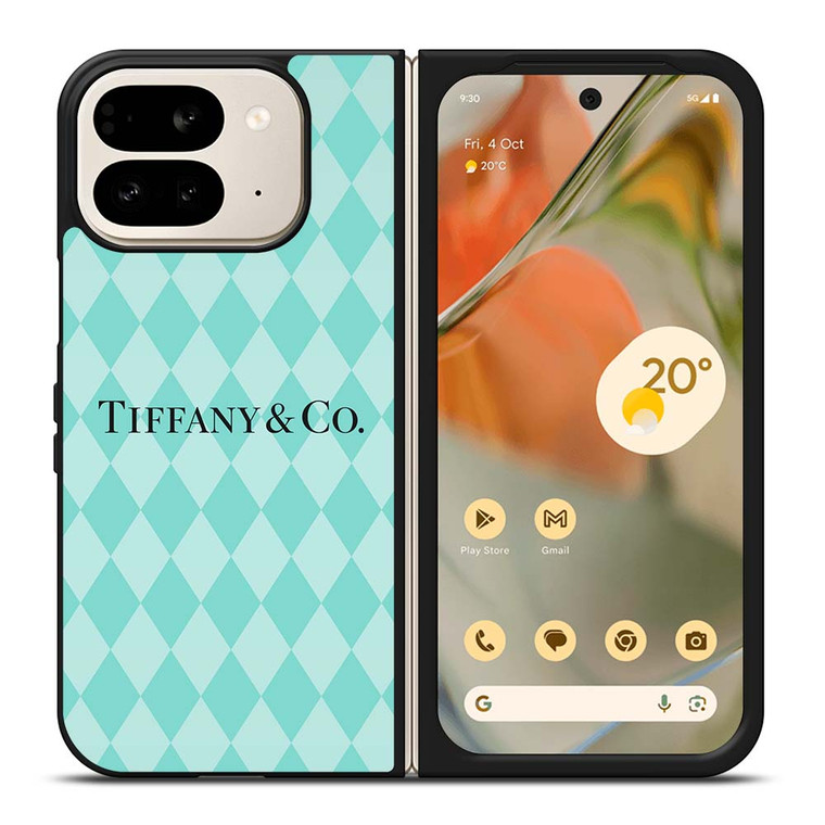 TIFFANY AND CO DIAMOND PATTERN Google Pixel 9 Pro Fold Case Cover