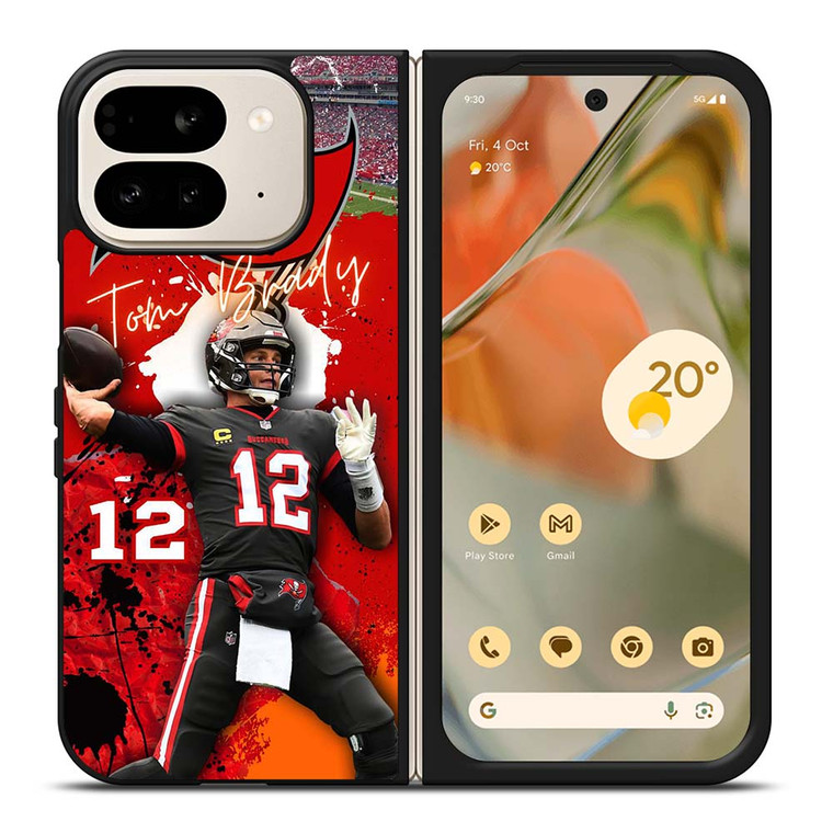 TOM BRADY GOAT TAMPA BAY BUCCANEERS 2 Google Pixel 9 Pro Fold Case Cover
