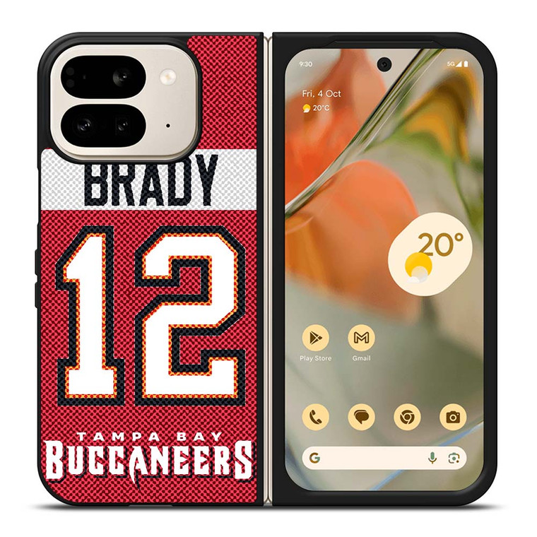 TOM BRADY GOAT TAMPA BAY BUCCANEERS 3 Google Pixel 9 Pro Fold Case Cover