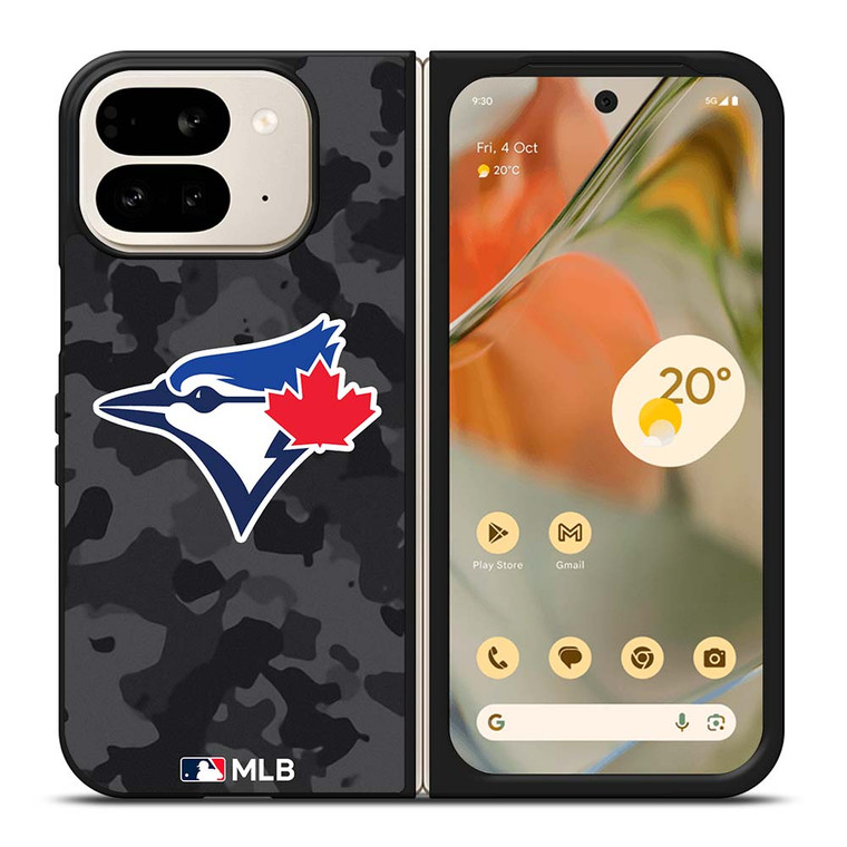 TORONTO BLUE JAYS BASEBALL BLACK CAMO Google Pixel 9 Pro Fold Case Cover