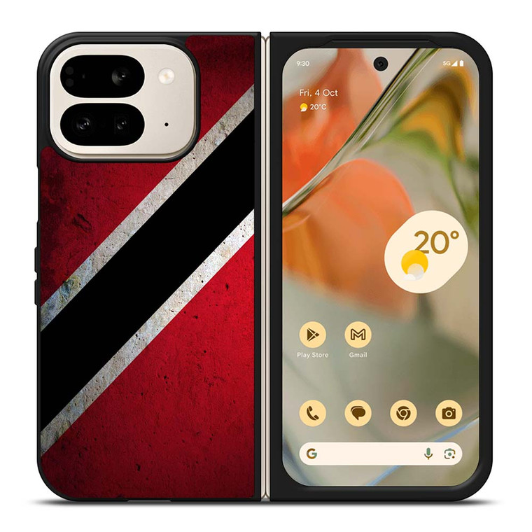 TRINIDAD AND TOBAGO TEXTURED FLAG Google Pixel 9 Pro Fold Case Cover