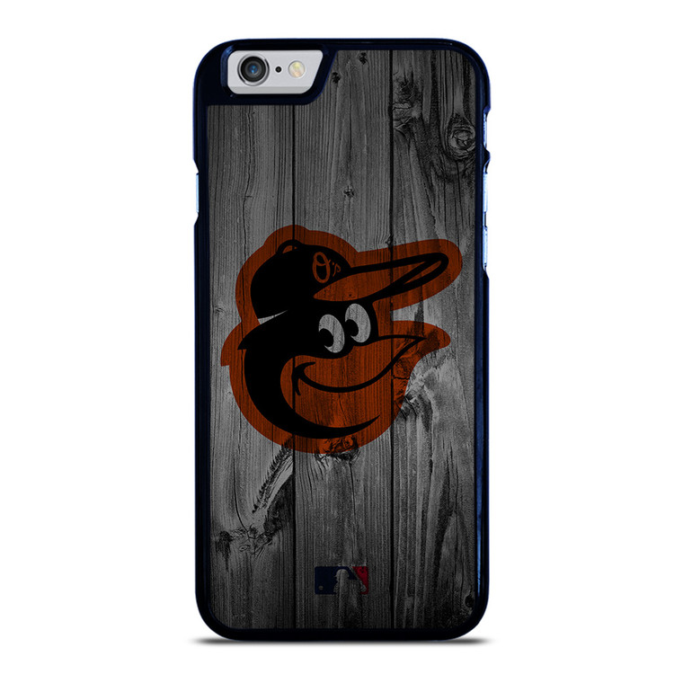 BALTIMORE ORIOLES BASEBALL MLB WOOD LOGO iPhone 6 / 6S Case Cover